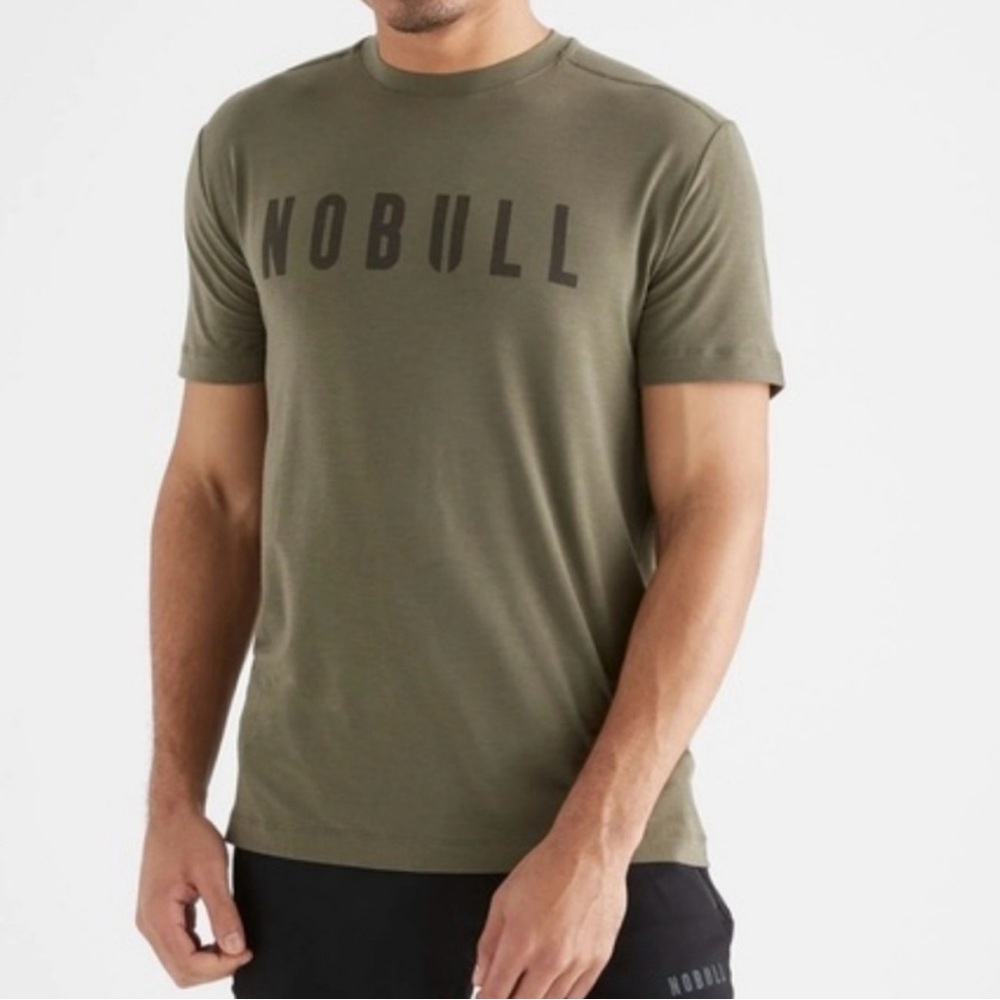 NOBULL Men's Short Sleeve Tee in Olive